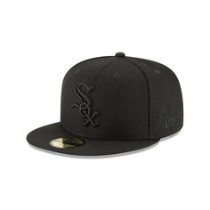 New Era 59Fifty Classy Black on Black Embroidered Team Logo Wool/Acrylic Officially licensed. Sports Meet, Hat Day, New Era Fitted, Black On Black, New Era Cap, Oakland Athletics, Fitted Caps, New Era 59fifty, Hats For Sale