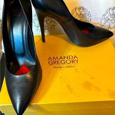 Only Worn A Couple Times. These Pumps Are Stunning - You Will Get Tons Of Compliments! . Black Stilettos, Stiletto Pumps, Couple Time, Shoes Women Heels, A Couple, Shoes Heels, Pumps, Women Shoes, Heels