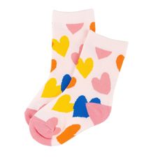 Add a touch of whimsy to your outfit with our Ankle Socks Paper Hearts. These heart-patterned socks are perfect for any girly look and pair perfectly with our Paper Hearts collection. Get ready to spread some love and cuteness wherever you go! 74% Cotton | 17% Polyester | 9% Spandex Warm water wash, low tumble dry Multicolor Cotton Socks For Fall, Playful Multicolor Cotton Socks, Multicolor Cotton Socks For Playtime, Cute Cotton Socks For Fall, Playful Cotton Socks For Summer, Super Soft Cotton Socks, Cute Cotton Socks For Playtime, Playful Super Soft Socks For Playtime, Cotton Socks For Winter Playtime