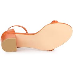 Step into style and comfort with the Allegra K Women's Chunky Heels Ankle Strap Sandals. These eye-catching orange sandals are a must-have for any fashion-forward wardrobe.

- Color: Vibrant Orange
- Size: 8.5
- Gender: Female
- Age Group: Adult
- Material: Features delicately crafted leather straps
- Design: Braided instep strap with a floral-print block heel

These sandals boast an open-toe design that allows your feet to breathe, coupled with a secure and comfortable fit thanks to the gracefu Orange Sandals, Kitten Heel Sandals, Womens Chunky Heels, Chunky Heels Sandals, Open Toe Shoes, Braided Strap, Dress Shoes Womens, Shoes Heels Pumps, Vibrant Orange