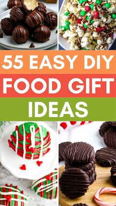 the top five easy diy food gift ideas for christmas or any holiday occasion that is under $ 5