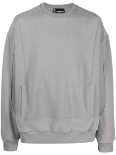 ash grey cotton jersey fleece ribbed panelling crew neck drop shoulder long sleeves ribbed cuffs two side welt pockets ribbed hem straight hem Ribbed Paneling, Planet People, Fleece Sweatshirt, Mens Activewear, Cotton Fleece, Grey Cotton, Ash Grey, Grey Sweatshirt, Welt Pockets