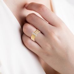 Elegant 14k Gold Topaz Ring With Prong Setting, Fine Jewelry Open Diamond Ring, Elegant Gold Cubic Zirconia Couple Rings, 14k Gold Fine Jewelry Couple Rings, Elegant Gold Couple Rings With Cubic Zirconia, 14k Gold Fine Jewelry Open Couple Rings, 14k Gold Open Ring Couple Rings, Elegant 14k Gold Wide Band Promise Ring, Elegant Gold Promise Couple Rings