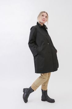 BEST-SELLING WATERPROOF Renewed take on the classic trench. The Travel Trench is a water-repellant packable elegant style for everyday, every-weather wear. Made in soft, water-repellent fabric, enjoy the gorgeous meticulous fit, yet easy-wear, unadorned nature of this collared and flattering a-line design. Find your perfect fit with the size guide below. Features a turn-up classic collar, fold-over cuff for a fitted sleeve option, pockets, lining, dramatic side vents, and a front button closure Weather Wear, Soft Water, Rain Coat, Water Repellent Fabric, Style Expert, Denim Pant, Line Design, Easy Wear, Elegant Style