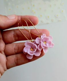 Handmade pink earrings made from polymer clay. They are very light and easy to wear. They measure 6 cm. With stainless steel metallic parts. * We create our jewelry with passion and love since 2008. They are made by hand from polymer clay in various designs. * Each product comes in a cute handmade packaging. * Visit our shop to see all the products: https://www.etsy.com/shop/nahootdesignshop/?etsrc=sdt Feminine Pink Jewelry With Handmade Flowers, Delicate Pink Earrings With Handmade Flowers, Adjustable Pink Jewelry With Handmade Flowers, Pink Flower Earrings With Adjustable Ear Wire, Pink Earrings With Handmade Flowers For A Gift, Pink Adjustable Flower Earrings With Ear Wire, Adjustable Pink Flower Earrings With Ear Wire, Adjustable Nickel-free Pink Flower Earrings, Blush Flower Jewelry Gift