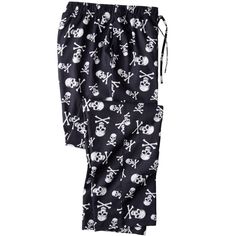 These Flannel Novelty Pajama Pants are as soft and breathable as they are vibrant. The full elastic waist sits comfortably on the body and the relaxed fit allows for total mobility. Size: big - 3xl. Color: skulls. Gender: male. Age Group: adult. Material: Cotton. Skull Pajama Pants, Soft Pajama Pants, Black Pajamas, Plaid Pajama Pants, Flannel Pajama Pants, Flannel Pajama Sets, Flannel Pajamas, Big Clothes, Pj Pants