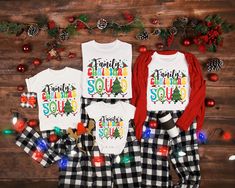 Family Christmas Squad Shirt - Christmas Matching Shirt - Family Matching Shirt - Merry Christmas Shirt - Christmas Holiday Shirt - Xmas Tee How can I order? 1️) Please review all the information provided before placing an order 2️) Select the shirt type and size. 3️) Select the color of the shirt using the following options. 4️) Please add the vinyl color in the optional message section of the order. 5️) Need more Items? Add the current item in the cart. And If you like to add more items to you Xmas Outfits, Xmas Tees, Christmas Matching, Merry Christmas Shirts, Squad Shirt, Xmas Shirts, Jolly Christmas, Family Christmas Shirts, Holiday Shirt