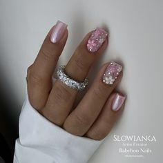 Korean Nails, Classic Nails, Nail Jewelry, Popular Nails, Minimalist Nails, Fire Nails, Nail Tutorials, 3d Nails, Gorgeous Nails