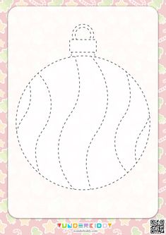 The Christmas Ball Writing worksheets are designed for preschoolers to practice handwriting and develop hand-eye coordination and concentration ability. Preschoolers are invited to trace dotted lines and color Christmas tree balls. Print out the free writing worksheets and prepare markers to complete the task. First, have your child carefully trace the tree balls along the dotted lines and then color the picture. The child can also draw any other elements or ornaments to decorate the ball. Us...