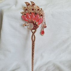 Beautiful Hair Accessory. Approximate Measurements Length 6.5in Including Peacock Peacock Length 2in Width 1.5in Smoke Free Home. Bundle And Save! Peacock Hair Color, Peacock Hair Clip, Peacock Hair, Beautiful Hair Accessories, Hair Accessory, Pink Gold, Hair Clip, Beautiful Hair, Pink And Gold