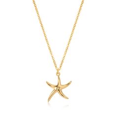 PRICES MAY VARY. Golden Starfish Necklace - this exquisite piece boasts a stunning starfish pendant that captures the essence of oceanic beauty, symbolizing grace and serenity. Ideal Size: 20"+ 2"Extender. The starfish necklace has a perfect size that fits most necks comfortably. The chain is adjustable so you can wear it at your desired length. High-quality Material: The starfish necklace is made of premium quality metal that is durable and long-lasting. It is 14K gold plated to give it an eleg Gold Starfish Necklace, Starfish Necklace Gold, Homecoming 2024, Starfish Pendant, Beach Necklaces, Starfish Necklace, Length Necklace, Necklace Design, Pretty Jewelry