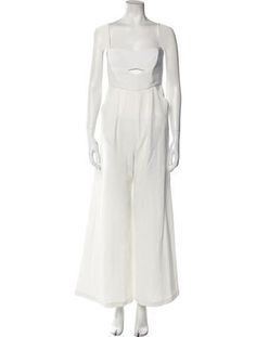 Rumer JumpsuitWhiteSleeveless with Square Neckline Chic Sleeveless Jumpsuits And Rompers For Wedding, Chic Sleeveless Jumpsuit For Wedding, White Fitted Jumpsuit, Fitted Sleeveless White Jumpsuits And Rompers, Summer Wedding Jumpsuits And Rompers, Sleeveless Jumpsuits And Rompers For Daywear, Chic Sleeveless Jumpsuits And Rompers For Day, Chic Fitted Jumpsuits And Rompers For Daywear, White Fitted Sleeveless Jumpsuits And Rompers