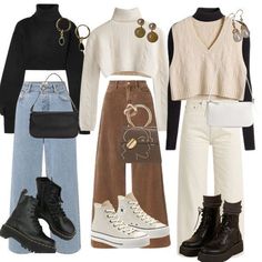 00s Mode, Clothes And Shoes, Mode Inspo, Different Outfits, Outfit Inspo Fall, Casual Style Outfits, Lookbook Outfits, Mode Inspiration, Winter Fashion Outfits