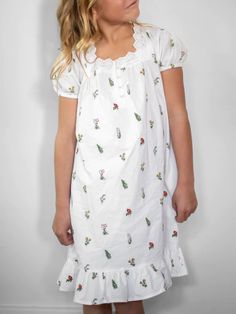 Floral Poplin Nightgowns – Heirloom Art Co. Midsummer Traditions, Nightgown Set, Cotton Nighties, Nightgown Sets, Cotton Nightgown, Sleepwear & Loungewear, Mother And Daughter, Lace Flowers, Daughter Gifts