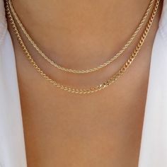 Attached layers, includes everything pictured Material: gold plated brass Length: 14"+ 2" extension IMPORTED Capsule Wardrobe, Chain Necklace, Gold Plate, Plating, Brass, Wardrobe, Chain, Gold