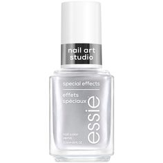 PRICES MAY VARY. Special Effects Nail Polish: essie's Cosmic Chrome is a smooth silver chrome effect nail polish. Special Effects nail polish fuses duochrome flips with holographic and light-reflecting finishes to take any manicure to another dimension Even, Professional Application: Our exclusive easy glide brush fits every nail size and allows for quick, streak-free, even and professional application at home. Flawless nail color coverage and durability with every brush stroke The Perfect Show Jelly Gloss, Best Summer Nail Color, Bare Nails, Silver Nail Polish, Chrome Nail Polish, America Nails, Dry Nails Quick, Nail Color Trends, Nail Art Studio