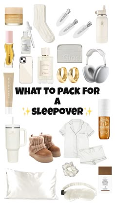 what to pack for a sleepover