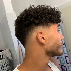 Broccoli Cut Hair, Broccoli Haircut Men, Curly Hair Men Haircut Fade, Broccoli Haircut, Mid Drop Fade, Low Fade Curly Hair, Boys Haircuts Curly Hair, Fade Haircut Curly Hair, Mid Fade Haircut