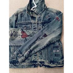 Super Fun Denim Jean Jacket. You Will Definitely Get A Ton Of Compliments. Features Different Sayings Like Girl Gang, Authentic, Do Not Disturb Me. Also Has Different Areas With Cute Embroidery. Looks Way More Expensive! New With Tags. Size L But Works Fine For S/M/L Spring Denim Outerwear With Graphic Print, Spring Medium Wash Outerwear With Graphic Print, Medium Wash Outerwear With Graphic Print For Spring, Medium Wash Graphic Print Outerwear For Spring, Spring Embroidered Denim Jacket For Streetwear, Trendy Medium Wash Denim Jacket With Graphic Print, Trendy Embroidered Denim Jacket For Streetwear, Spring Denim Jacket With Graphic Print, Fitted Embroidered Denim Jacket For Streetwear