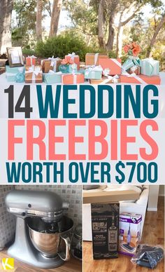 wedding freebies worth over $ 700