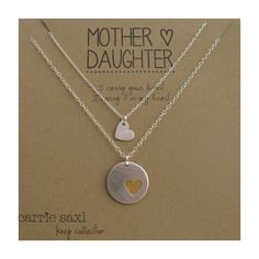 Mother Daughter Necklace Set - mother necklace - mom jewelry - silver - gold - mother daughter jewelry - mommy  gift - mother daughter gift on Etsy, $80.00 Elegant Stamped Heart-shaped Jewelry, Elegant Stamped Jewelry For Valentine's Day, Nickel-free Heart Pendant For Wedding, Nickel-free Heart Pendant Wedding Jewelry, Father's Day Heart Charm Pendant Jewelry, Mother's Day Engraved Heart Pendant Jewelry, Engraved Heart Pendant Jewelry For Mother's Day, Nickel-free Heart-shaped Jewelry Gift For Mom, Silver Charm Necklaces For Mother's Day Anniversary