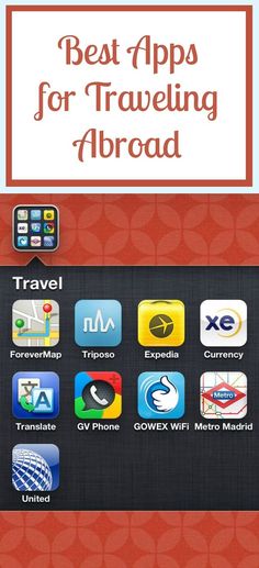 the best apps for traveling abroad