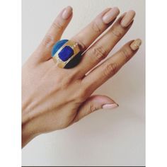 New Unique Trendy Chic Stretchy Statement Ring In Gold Exactly As Pictured Size: One Size Stretch Ring Jewelry Trendy Chic Bohemian Trendy Blue Ring For Parties, Trendy Blue Party Ring, Stretchy Rings, Stretch Ring, Chic Bohemian, Jewels Rings, Trendy Chic, Bohemian Chic, Ring Jewelry