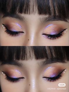 Rave Makeup, Purple Makeup, Ethereal Makeup, Eye Makeup Designs, Eye Makeup Art, Makeup Pictures