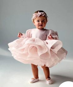 Introducing our adorable puffy long sleeve sparkly baby girl dress, perfect for a special first birthday or any other memorable occasion! Crafted with love and care, this exquisite dress exudes charm and elegance with puffy sleeves and a delicate puffy design. Glitter details add shimmer and sparkle, making your little princess the center of attention. Whether it's a flower girl or a birthday girl, this dress is sure to make her shine brightly. Made from soft and comfortable materials, this beautiful dress will make your little one feel like a princess as she twirls and dances. Create cherished memories and capture precious moments with our sparkling puff sleeve dress for girls, a must-have for any special occasion.  Included with the dress you can order a headband. The headband is not inc Baby Girl First Birthday Dress, First Birthday Girl Dress, Baby First Birthday Dress, Puffy Design, Toddler Princess Dress, Blush Flower Girl Dresses, Boho Flower Girl, Satin Flower Girl Dress