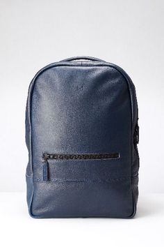 Bisonte Tech Backpack · Navy by Capra Leather Luxury Backpack With Zipper For Commuting, Luxury Leather Backpack With Zipper For School, Leather Backpack With Zipper Pocket For Commuting, Modern Blue Backpack With Zipper Pocket, Everyday Leather Backpack With Ykk Zipper, Commuting Backpack Laptop Bag With Zipper Pocket, Backpack Laptop Bag With Zipper Pocket For Commuting, Luxury Leather Backpack With Zipper For Commuting, Commuting Laptop Backpack With Zipper Pocket