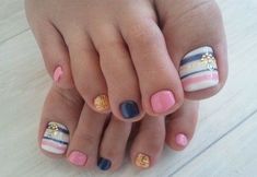 Toe Polish, Unghie Nail Art, Orange Nails, Nailed It, Cute Nail Designs