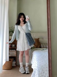 Fashion Inspo Plus Size, Chubby Outfit Ideas Casual, Plus Size Summer Outfits 2024, Chubby Fashion Outfits Korean, Plus Size Summer Outfits Casual, Outfits For Japan, Outfit Inspo Plus Size