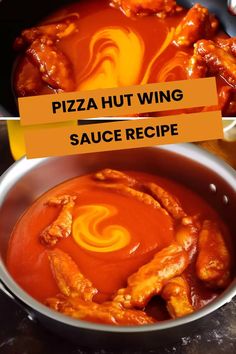 pizza hut wing sauce recipe in a pan