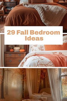 fall bedroom decor ideas that are easy to do