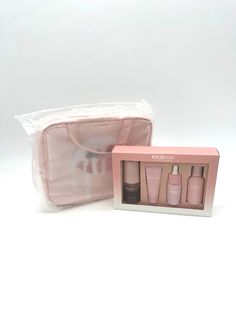 Kylie Skin Cosmetics 4 Piece Travel Mini Set And Travel Bag Bundle - Kylieskin Exclusive New Brand New | In Hand And Ready To Ship 100% Authentic Fast Shipping | One (1) Day Business Handling | USPS/UPS Ground Shipping Fast shipping and handling! Satisfaction Guaranteed! Item will be shipped out with bubble wrap and packaged securely. All items will be shipped securely in a box to preserve the condition of the item. Please view all images for condition of item before making the purchase. All your Kylie Skin skincare essentials for travel. Kylie Skin Travel Set Includes: Mini Foaming Face Wash Mini Face Moisturizer Mini Vitamin C Serum Mini Vanilla Milk Toner DETAILS FOAMING FACE WASH Size 1 fl oz / 30 ml Ingredients Water/Aqua/Eau, Potassium Cocoyl Glycinate, Cocamidopropyl Betaine, Potass Milk Toner, Mini Skincare, Kiwi Seeds, Kylie Skin, Vanilla Milk, Cocamidopropyl Betaine, Skincare Essentials, Foaming Face Wash, Skin Skincare