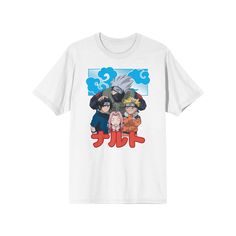 Manga fans will love this men's Naruto graphic tee. Manga fans will love this men's Naruto graphic tee. FEATURES Crewneck Short sleevesFABRIC & CARE Cotton Machine wash Imported Size: XL. Color: White. Gender: male. Age Group: adult. Casual T-shirt With Screen Print For Fan Gatherings, Graphic Tee Shirt With Front Print For Fans, Casual Fan Merchandise T-shirt With Character Print, Casual Character Print T-shirt For Fan Merchandise, Short Sleeve T-shirt With Letter Print For Fan Gatherings, Relaxed Fit Character Print T-shirt For Fans, Relaxed Fit T-shirt With Character Print For Fans, Character Print Short Sleeve T-shirt For Fan Gatherings, Graphic Tee With Letter Print For Fan Gatherings