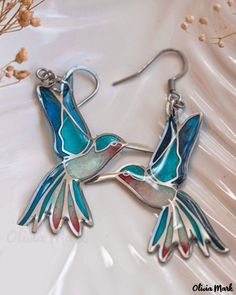 Color: silver, Size: One Size Hummingbird Jewelry, Hummingbird Earrings, Hummingbird Pendant, Botanical Earrings, Boys Jewelry, Bird Pendant, Bird Earrings, Accessories Jewelry Earrings, Moda Vintage