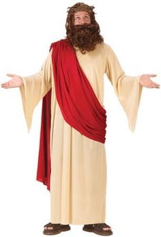 the jesus costume is being displayed on an iphone