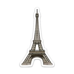 the eiffel tower sticker is shown