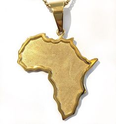 AFRICA necklace – Mazza Boutique Gucci Chain, Africa Necklace, Accessories Necklaces, Expensive Jewelry Luxury, Map Pendant, Mini Necklace, Small Necklace, Oval Necklace, Large Necklace