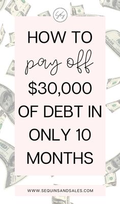 How to Pay Off $30,000 Of Debt in 10 Months Pay Off 20000 In A Year, Budget To Pay Off Debt, No More Credit Card Debt, Payoff Credit Card Debt Fast, Get Rid Of Debt Fast, How To Pay Off 4000 Debt, Avalanche Debt Payoff, How To Be Debt Free, Getting Out Of Debt Quotes