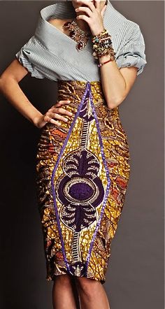 African fashion Stella Jean, African Print Fashion, A Skirt, African Inspired