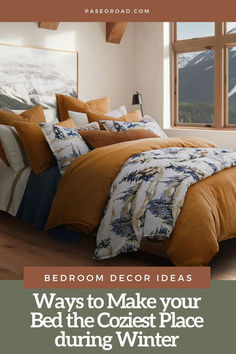 winter bedding set rustic bedroom California King Bedroom Ideas, King Bedroom Ideas, Ways To Make Your Bed, Rustic Bedding Sets, Reversible Bedding, Winter Bedding, Rustic Bedding, King Bedroom, Master Bedrooms