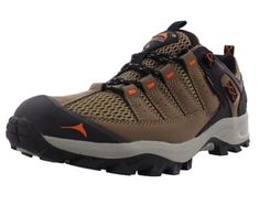 Pacific Mountain Men's Coosa Lo Hiking Boots, PM003180-033 Brown Slip-resistant Walking Shoes For Hiking, Ventilated Walking Shoes With Round Toe For Outdoor Activities, Lace-up Walking Shoes With Ventilation For Outdoor Activities, Ventilated Lace-up Walking Shoes For Outdoor Activities, Brown Trail Running Shoes With Round Toe, Breathable Brown Trail Running Shoes With Round Toe, Brown Breathable Trail Running Shoes With Round Toe, Outdoor Trail Running Shoes With Round Toe And Ventilation, Impact Resistant Brown Sneakers For Sports