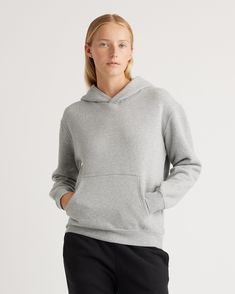 Organic Heavyweight Fleece Boyfriend Hoodie Organic Cotton Relaxed Fit Sweats For Fall, Organic Cotton Sweats For Everyday Fall Wear, Everyday Organic Cotton Sweats For Fall, Everyday Fall Sweats In Organic Cotton, Organic Cotton Relaxed Fit Sweats With Ribbed Cuffs, Relaxed Fit Organic Cotton Sweats With Ribbed Cuffs, Sporty Long Sleeve Organic Cotton Sweatshirt, Organic Cotton Hooded Sweatshirt With Drawstring, Organic Cotton Hoodie Sweatshirt With Drawstring