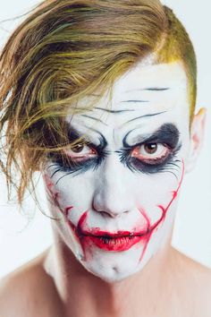 Top 50 Dapper Mens Halloween Makeup To Impress The Party Halloween Makeup Ideas For Men, Makeup Ideas For Men, Joker Makeup Tutorial, Mens Halloween Makeup, Joker Halloween Makeup, Clown Face Paint, Vampire Makeup Halloween, Makeup 2023, Halloweenský Makeup