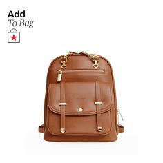 in stock Cognac Leather Backpack With Adjustable Strap For Travel, Cognac Leather Travel Backpack With Adjustable Strap, Brown Backpack With Detachable Strap For Daily Use, Dark Tan Travel Shoulder Bag, Brown Leather Backpack With Detachable Strap For On-the-go, Cognac Backpack With Adjustable Strap, Cognac Backpack With Adjustable Strap For Travel, Cognac Backpack With Adjustable Strap For Daily Use, Brown Leather Backpack With Detachable Strap For School