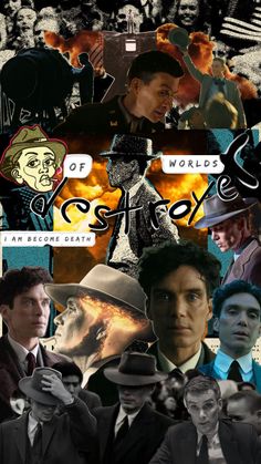 collage of men in suits and hats with words above them that say, world's greatest