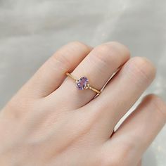 Silver 6x4 mm Natural Amethyst Engagement Ring can also be in 14K Gold, you will surprise her with this anniversary gift for her.  [ Made to Order ] * Metal: 925 Sterling Silver Custom Colors: Sterling Silver, 18K Rose Gold Vermeil, 18K Yellow Gold Vermeil Main Stone: Natural Amethyst, Oval Shape, 6x4 mm, 1 pc Side Stone: Cubic Zirconia, Round, 6 pcs * Metal: 14K Gold Custom Colors: White Gold, Yellow Gold, Rose Gold Main Stone: Natural Amethyst, Oval Shape, 6x4 mm, 1 pc Side Stone: Natural Diam Amethyst Engagement Ring, Amethyst Ring Engagement, 7 Ring, Amethyst Gold, Diamond Wedding Ring, Ring Photos, Anniversary Gift For Her, Amethyst Ring, Diamond Wedding Rings