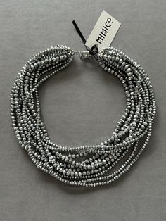 Necklace of Hematite in different sizes of strings with exceptional luster. Blue Topaz Bracelet, Hematite Necklace, Ruby Bracelet, Timeless Accessories, May 2024, Beaded Necklaces, Rutilated Quartz, London Blue Topaz, Natural Ruby